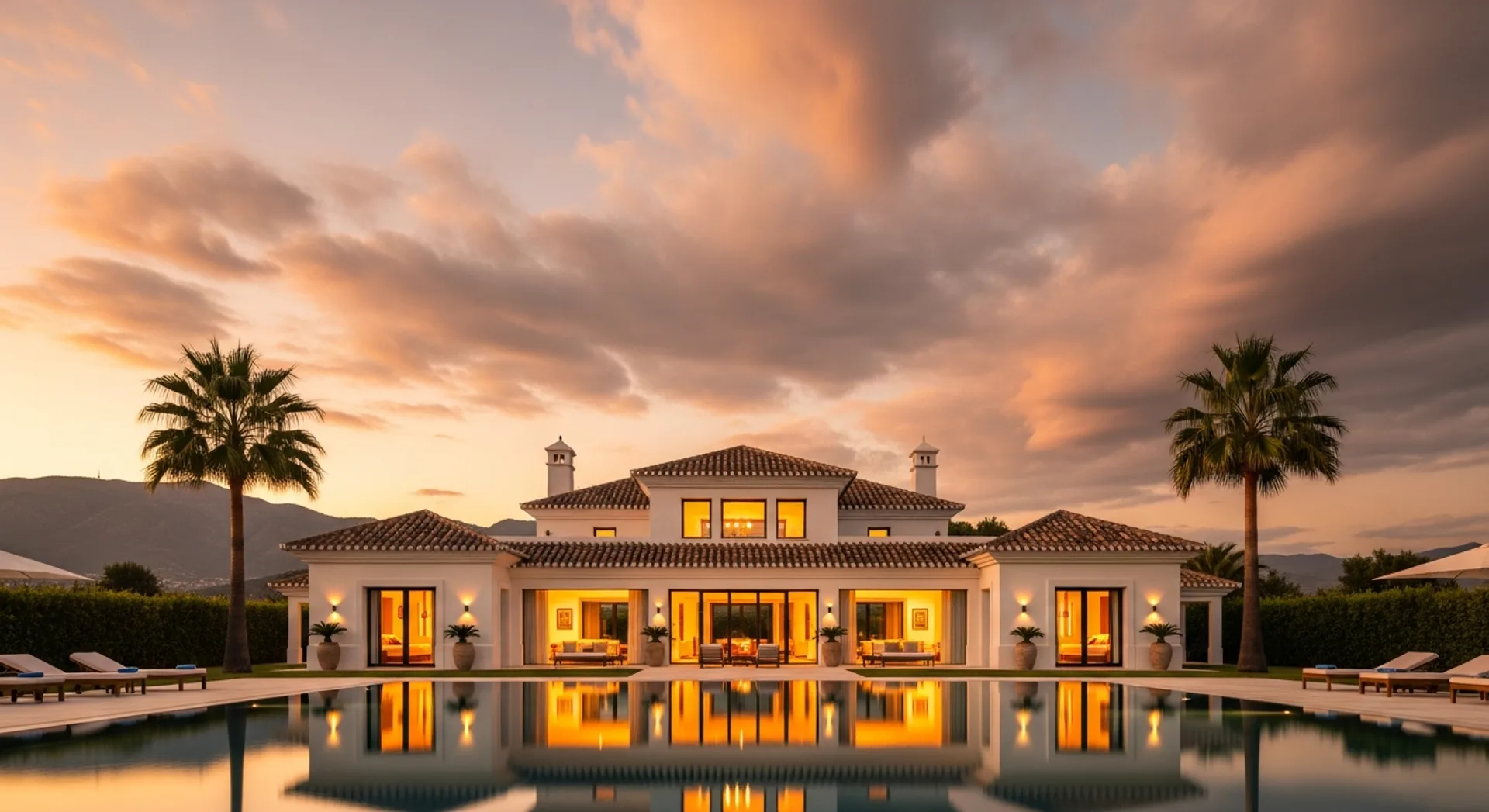Luxury villa with infinity pool on the Costa Blanca, Spain